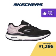 Skechers สเก็ตเชอร์ส รองเท้าผู้หญิง Women GOwalk Workout Walk GOwalk Shoes - 124946-BKMV Anti-Slip Arch Fit Carbon Infused Goodyear Rubber Goodyear Anti-Slip Hyper Burst Machine Washable Hyper Arc