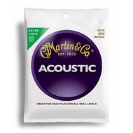 Martin acoustic guitar strings M140 /M170，80 / 20 Bronze
