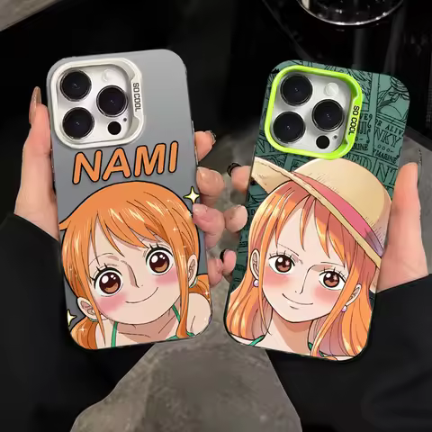Anime One Piece Cute Nami Phone Case for Xiaomi POCO X7 X6 X5 X3 F6 F5 M6 Pro F8 F7 Ultra F4 F3 M7 M