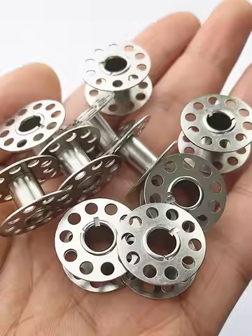 Sewing Machine Metal Bobbins, Bobbins, Replacement Bobbins for Craft Sewing, Compatible with Brother