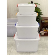 Genuine Viet Nhat Multi-Purpose Square Plastic Storage Bin with Wheels 55L/ 75L/85L/90L/125L