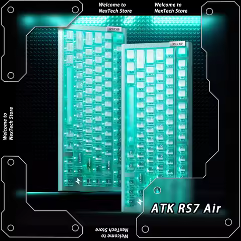 ATK RS7 Air Magnetic Switch E-sports Keyboard RT0.001 8KHz Gasket 81Keys Wired Mechanical Keyboard P
