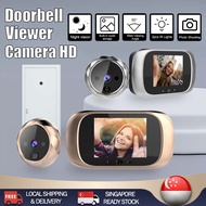 【READY STOCK】Doorbell Viewer 2.8 Inch LCD Screen Night Vision Camera HD Door Monitor Peephole Camera Door bell Monitor
