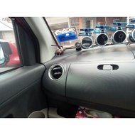 ❈¤Perodua Myvi 2005 - 2010 / Toyota Passo Daihatsu Boon Aircond Chrome Or Carbon Fiber Lining Vent Car Accessories