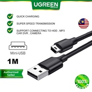 UGREEN Mini USB Cable A Male to Mini B Cord USB 2.0 Charger Cable Compatible with GoPro Hero 3+ PS3 Controller Digital Camera Dash Cam MP3 Player GPS Receiver Garmin Watch Nuvi GPS SatNav PDA Car Camera Hard Disk HDD 0.5M 1M 1.5M 2M 3M