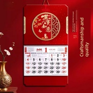 calendar wall calendar Calendar 2026 New High-end Horse Year Fortune Chinese Style Bronzing Calendar