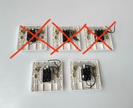 英國MK 20A250V 雙刀大電流DP Indicator Cooker Switch 曲架掣有顯示燈活門式螺絲蓋冚