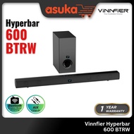 Vinnfier VF Hyperbar 600 BTRW 240W Soundbar with 6.5" Wireless SubWoofer
