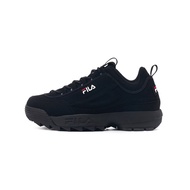 FILA DISRUPTOR II中性鋸齒老爹鞋/復古運動鞋-黑 4-C608Y-001