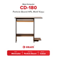 Grace CD-180 Particle Board HPL Minimalist Wood Motif Computer Desk