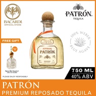 Patron Reposado Tequila - 750ml / 75cl 40% ABV - Spirit Aged in American French and Hungarian Oak Ba