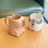 Starbucks Kapibara Mug Christmas Fresh Cute Pet Capybara Guinea Pig Ceramic High-value Mug