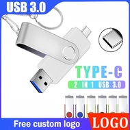 Type c usb 3.0 flash drive 128gb 64gb pendrive original 32gb thumb drive 16gb 8gb 4gb key chain pen 