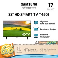 Samsung T4501 32 inch, Smart TV, HDR with PurColor, Ultra Clean View, Browser/Netflix/YouTube, Dolby Digital Plus, Slim Look, Tizen OS, WiFi/HDMI/USB/Bluetooth - UA32T4501AKXXD