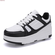 four-wheeled Heelys rechargeable LED shoes kids luminous shoes kick roller shoes cheap roller skates