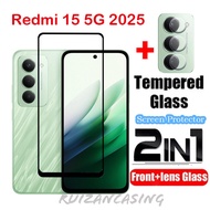 Screen Protector Transparent Full Cover Film for Redmi 15 15C 4G 5G Redmi15 15C 2025 Tempered Glass 