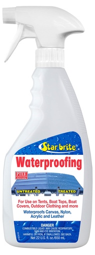 Waterproofing Spray, Waterproofer + Stain Repellent + UV Protection for Boat Covers, Car Covers, Bim