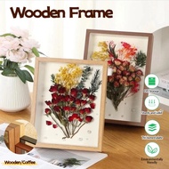 【High Quality]】A4 Flower Rose 3D Hollow Frame 5cm Depth | Bingkai Bunga Emas Kahwin
