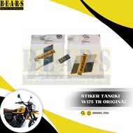 Pattern fuel tank W175 TR yellow tank sticker