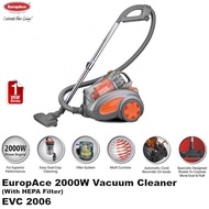 Europace 2000W Multi-Cyclone Vacuum Cleaner with HEPA Filter EVC3201W * 1 YEAR Warranty