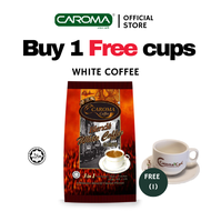 CAROMA BLENDE WHITE COFFEE 3 IN 1 Intant White Coffee Ipoh White Coffee Premix Coffee Powder Halal White Coffee | 38gm x