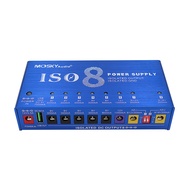 MOSKYAUDIO Guitar Pedal ISO 8 Power Supply 8-way Independent Isolated Output/GND for Guitar Effect P