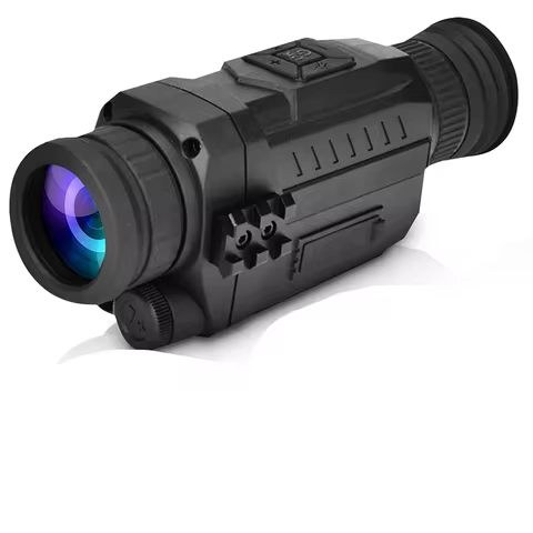 SUNCORE NV0535 Upgrade Version Night Vision Goggles Monocular with 5X Digital Zoom Scope in Black fo