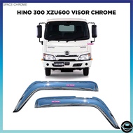 HINO 300 XZU600 DOOR VISOR CHROME 1SET HIGH QUALITY HINO ACCESSORIES HINO CHROME ACCESSORIES