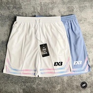 3X3 American Basketball Pants Men Summer Sports Shorts Quick-Drying Breathable Running Fitness Train