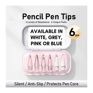 [SG] Tips Set Replacement Compatible with Apple Pencil Pro, USB C, Gen 1/2
