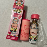 絕版珍藏 Lulu 豬 玻璃水杯 lulu豬 水樽 玻璃水樽