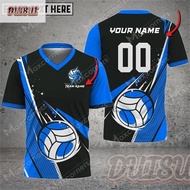 Women's New Volleyball Suit Custom Name And Number Suitable For Unisex Clothing 3D Printed Men's V-n