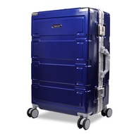 Koper Hardcase Aluminum Polo City No Zipper Size Bagasi 24 Inch - 7002