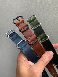 NATO錶帶 G10北約錶帶 油蠟皮革 皮革錶帶 Natostrap