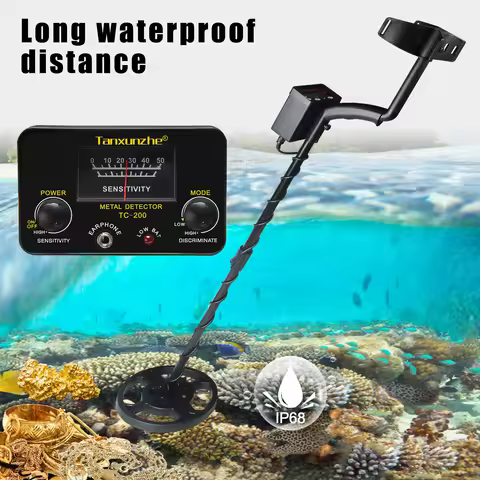 Metal Detector Underground depth Detector Adjustable Tracker Metal Detector Treasure Hunter Gold Dig