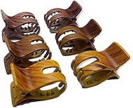 Airclip Medium-Size hair clips clutches for women, girl Multi Color Acrylic Material Stone Butterfly