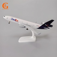 Metal FedEx Express McDonnell Douglas MD-11 Cargo Plane Model MD11 Aircraft Airplane Model Toy with 