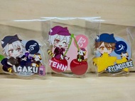 【合作商品】IDOLiSH7 x 小浣熊 rascal 偶像星願 ~ 亞加力 襟章 (3隻set) (F款set) (動漫精品 動漫週邊) 日本版 (不是 Sanrio SAN-X) idolish 