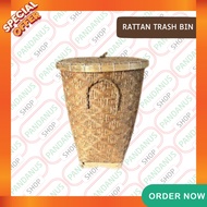Rattan Trash Bin / Rubbish Bin