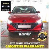 2019 Hyundai Avante / Hyundai Avante CN7💡6500k White LED Headlight Bulb⭐100% Error Free - H8 H11 HB3