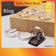 Original 925 Silver Plain Ring For Women (352577) | Cincin Perempuan Perak 925 | Ready Stock