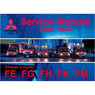 Truck Repair Manual (As Dvd) mitsubishi fuso 2002-2016