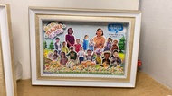 Custom 3d frame kenang kenangan untuk Guru scrapbook pop art