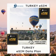 【eSim】Turkey eSim (Daily) Unlimited Data eSim Plan【Daily 1GB-3GB】GOGO ROAMING Travel eSIM