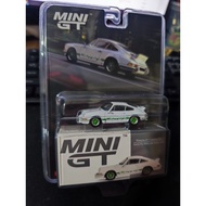 Mini GT 801 Porsche 911 Carrera RS 2.7 Grand Rrix White with Green Livery