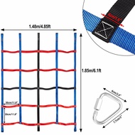 codClimbing Net Polyester Climbing Cargo Net Rope Ladder for Kids Outdoor Treehouse GYM Playground O