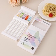 High-value Ceramic Chopsticks Gift Box 5 Pairs Household Anti-slip High Temperature Resistant Paint-