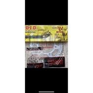 DID X-ring gold chain set 525-16T/45T for Yamaha Tracer GT