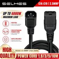 Power Cord IEC 14 IEC C20 2.5mm2 16A 250V UPS PDU Power Supply Cable AC Extension Cable