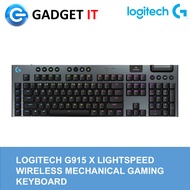 LOGITECH G915 X LIGHTSPEED LOW PROFILE WIRELESS GAMING KEYBOARD - TACTILE
